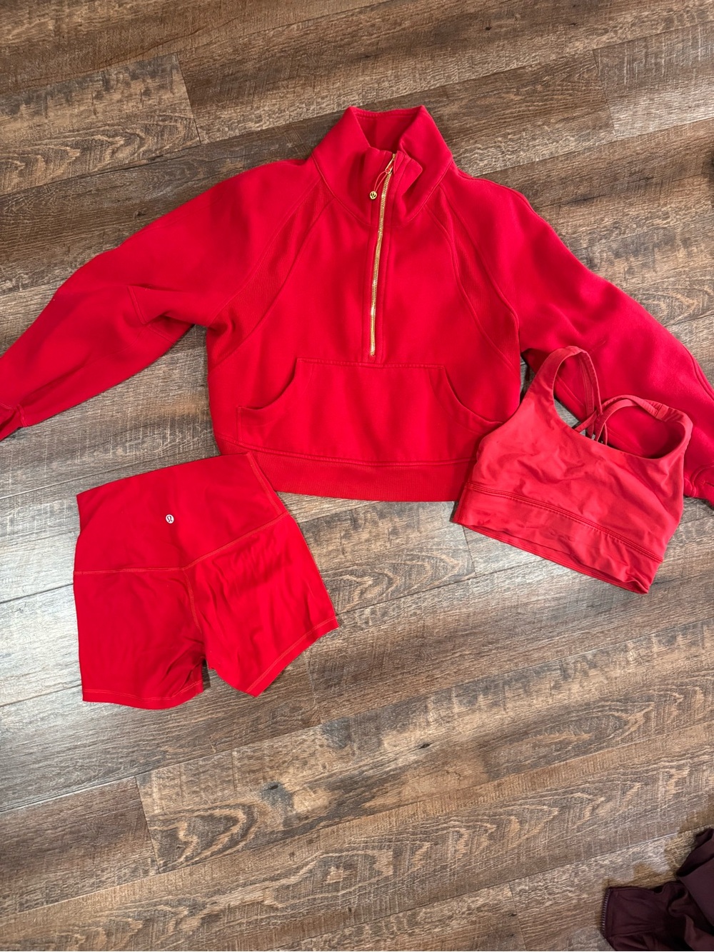 Lululemon athletica Red Set